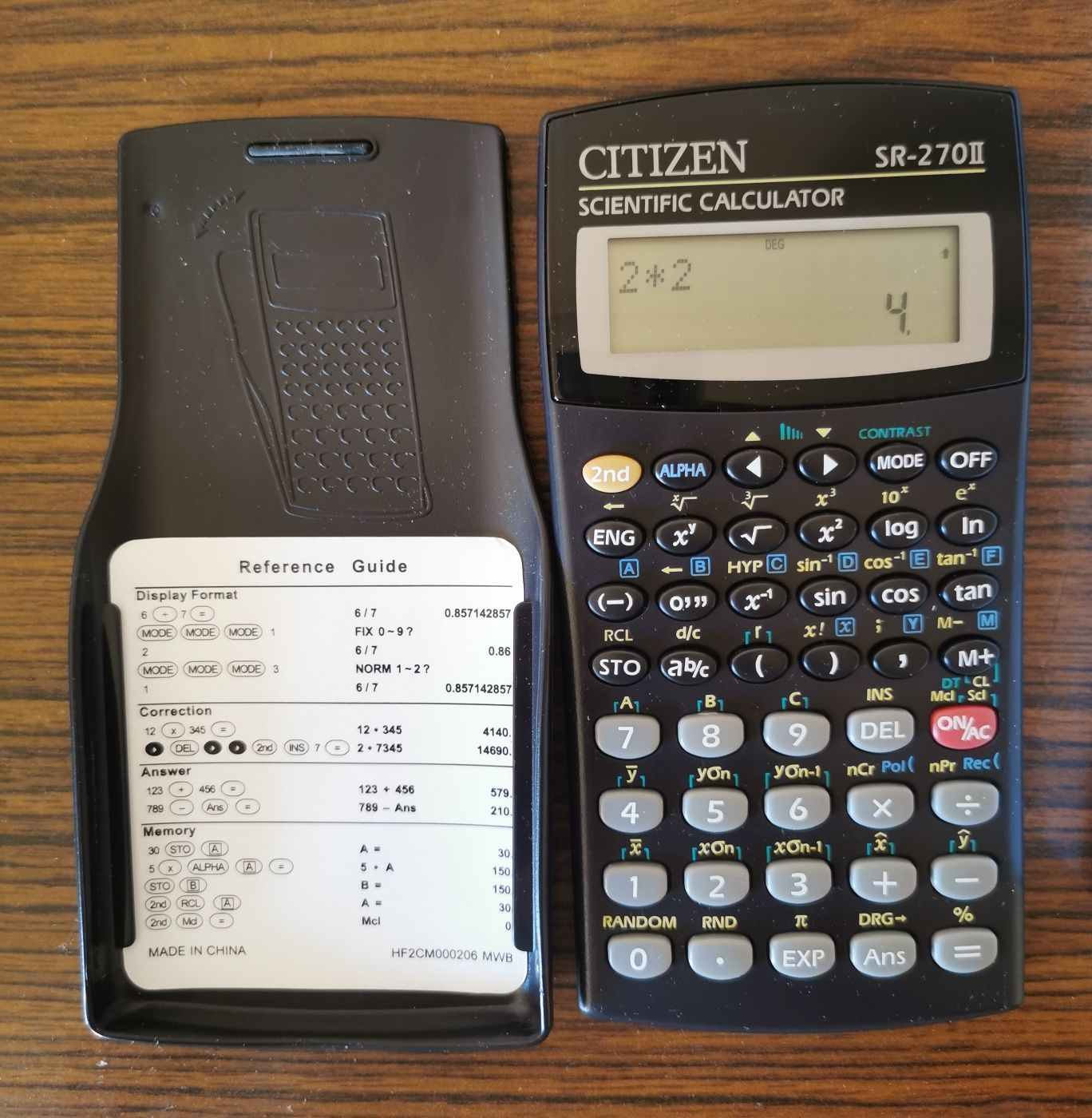 Калкулатор CITIZEN SR 270II