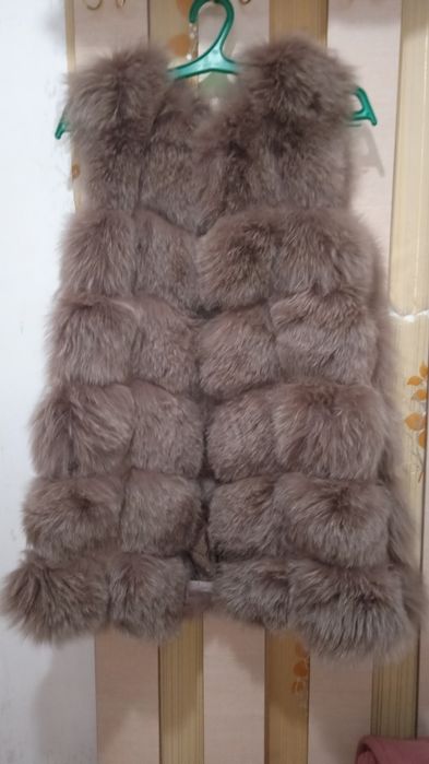 Жилетка натуральная кожа