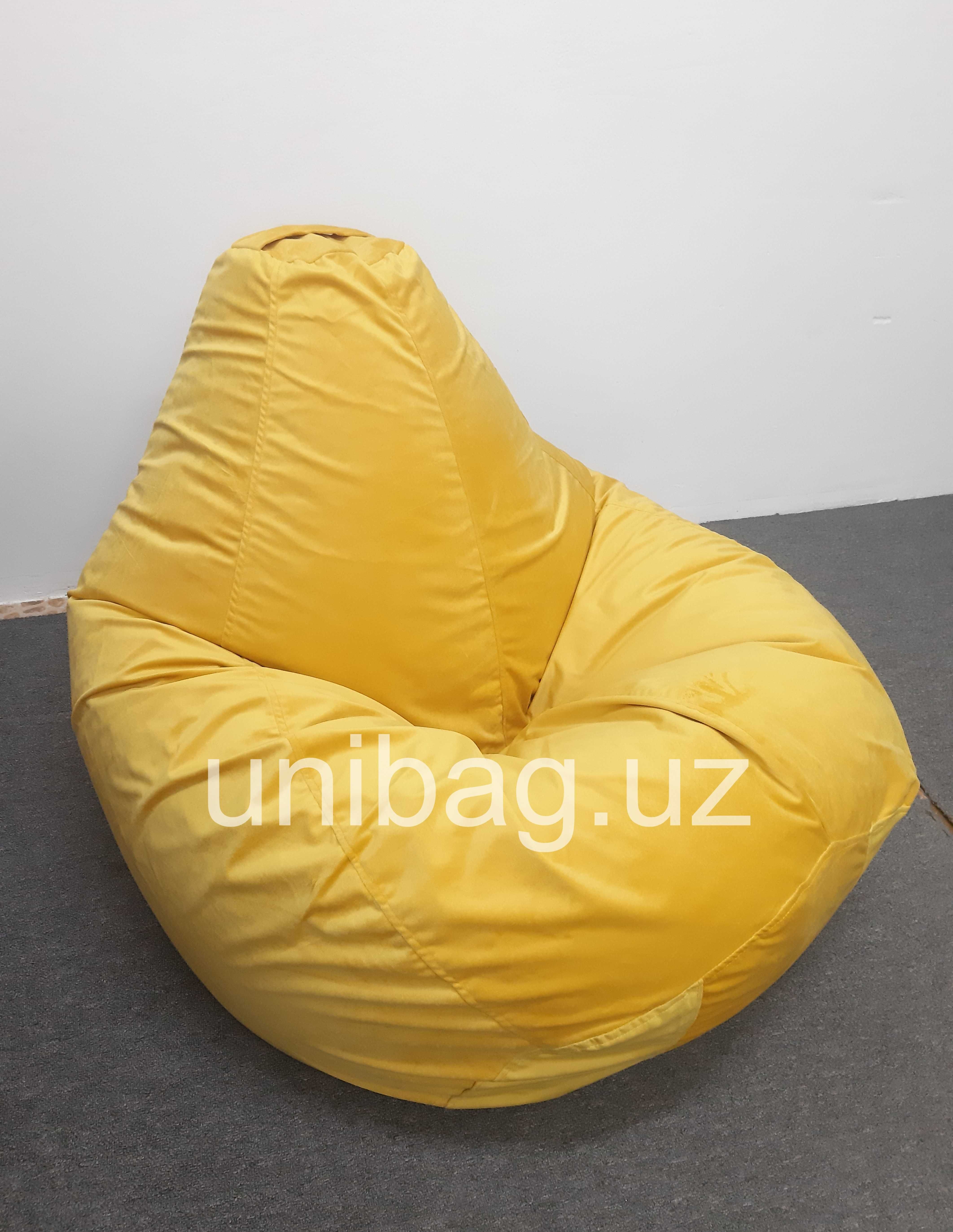 Бин бэг | Bean bag | Кресло мешок | Бинбег | Бин-бег | Цвет желтый