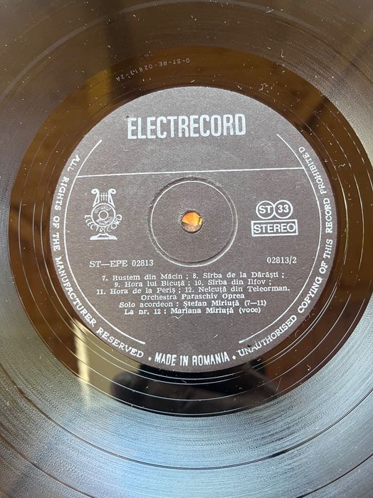 8 discuri vinil muzică populară