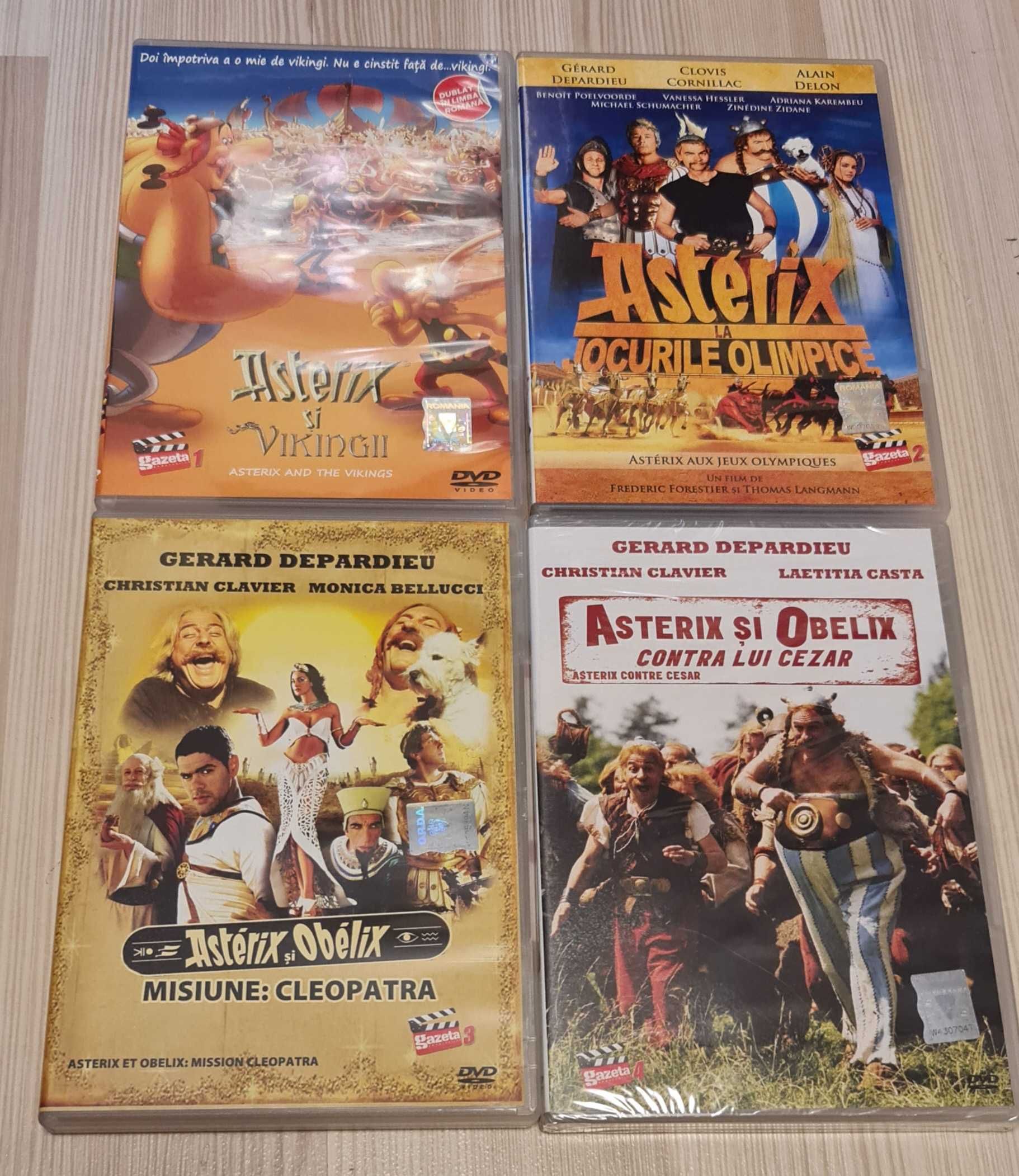 DvD,Colectia Asterix si Obelix,4 Dvd-uri Originale cu Licenta.