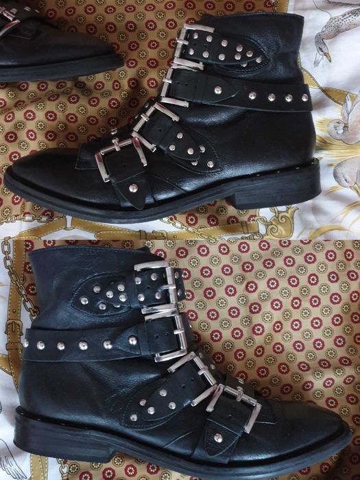 Ghete cizme piele naturala Reserved Zara Massimo Dutti Musette