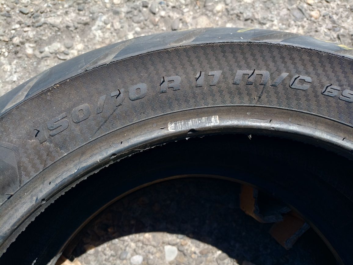O anvelopa "enduro" ca noua de spate Metzeler 150/70 R17 dot 0718