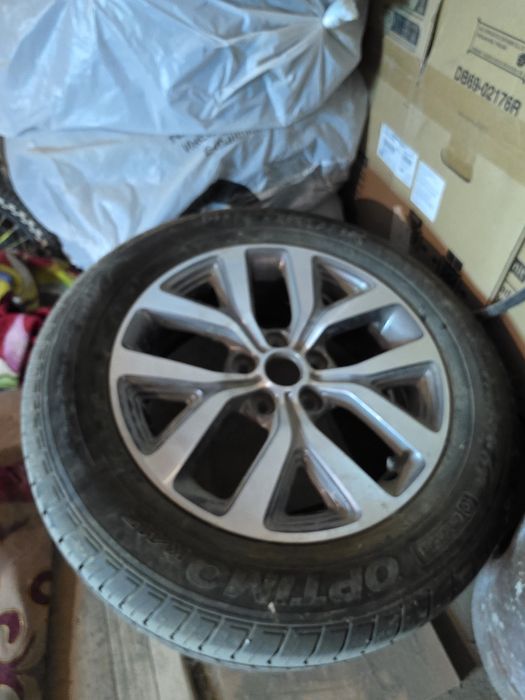 Оригинал диска R17 с новый покрышка Hankook