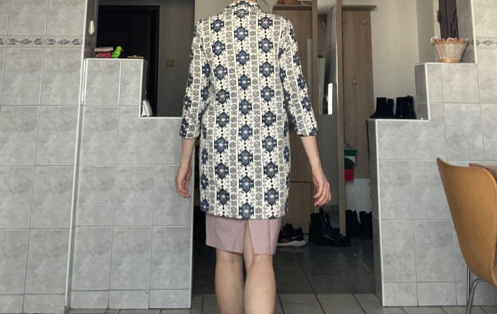 Sacou lung cu model