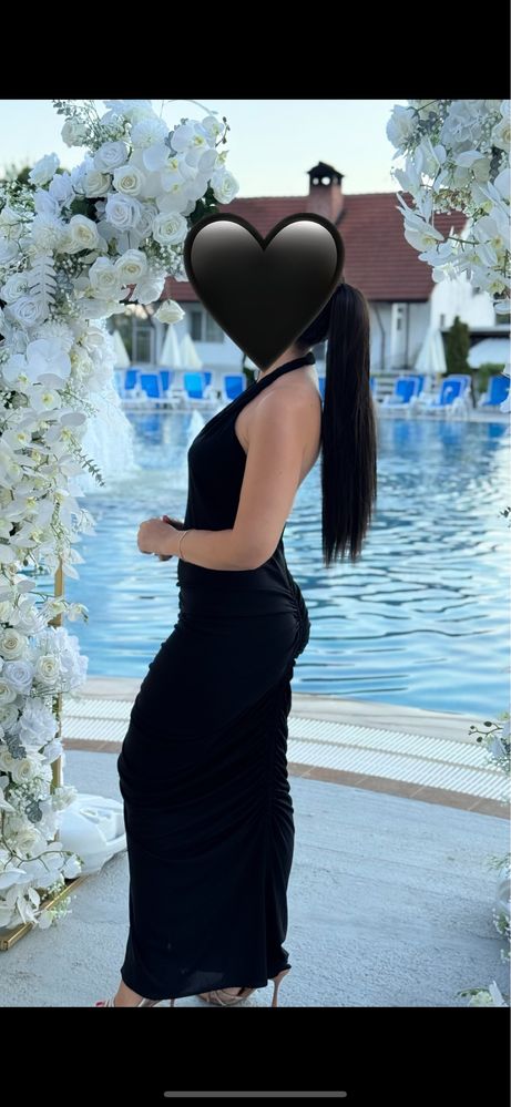 Официална черна рокля Зара/Zara