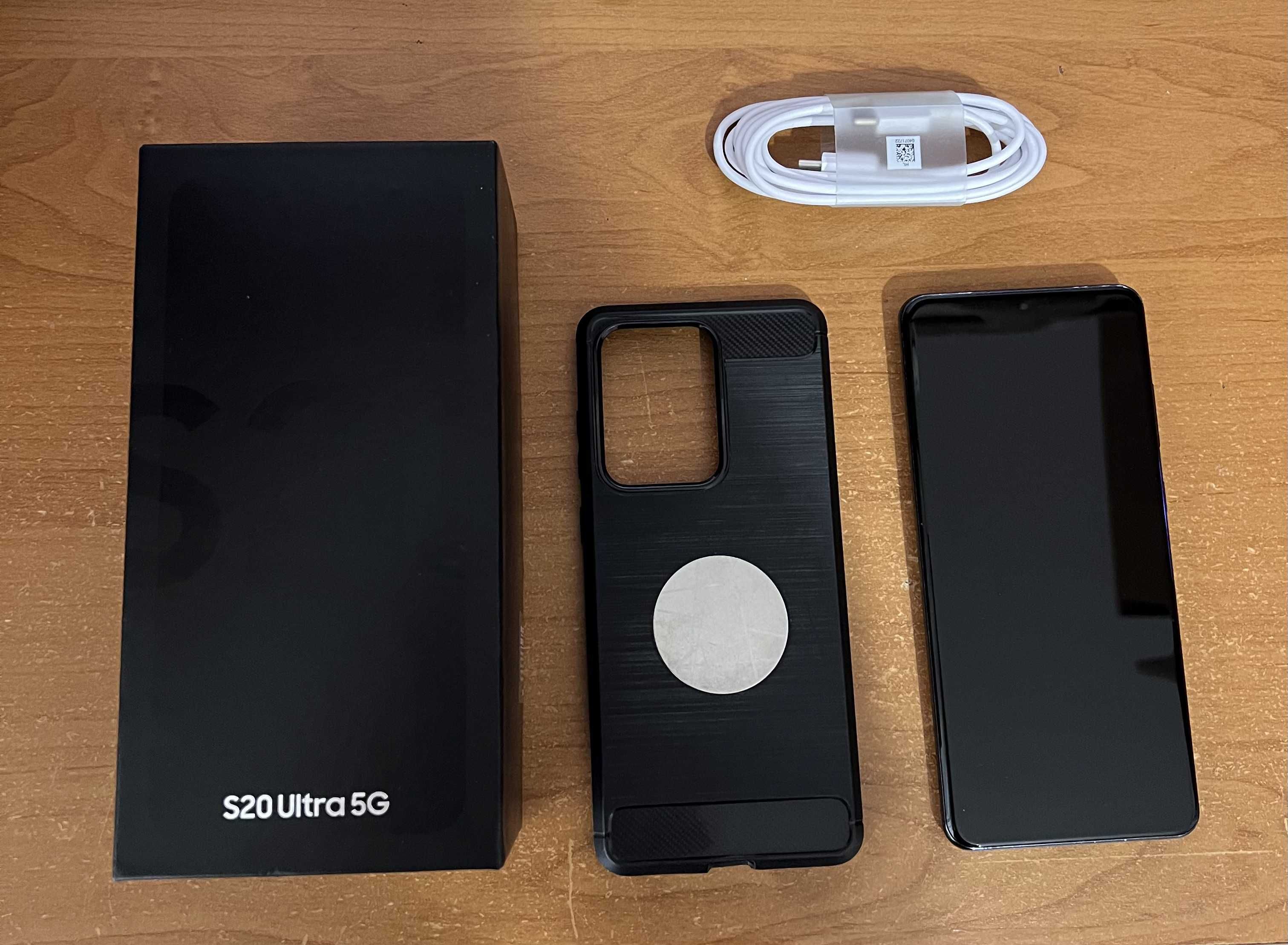 Samsung Galaxy S20 Ultra 5G, 128GB, 12GB RAM, Cosmic Black