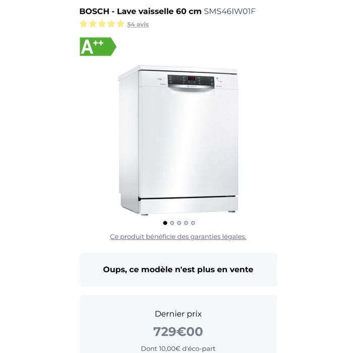 Promotie!! Mașină de spălat vase Bosch SMS46IW01F Serie 4