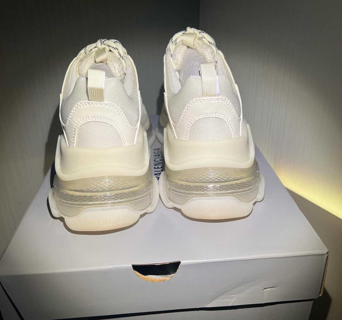 Balenciaga Triple S White, Toate Marimile!