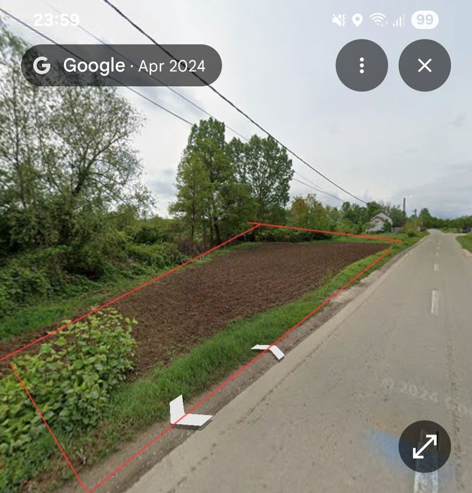 De vanzare 1374 mp teren cu utilități pt. construire Remetea, Bihor.