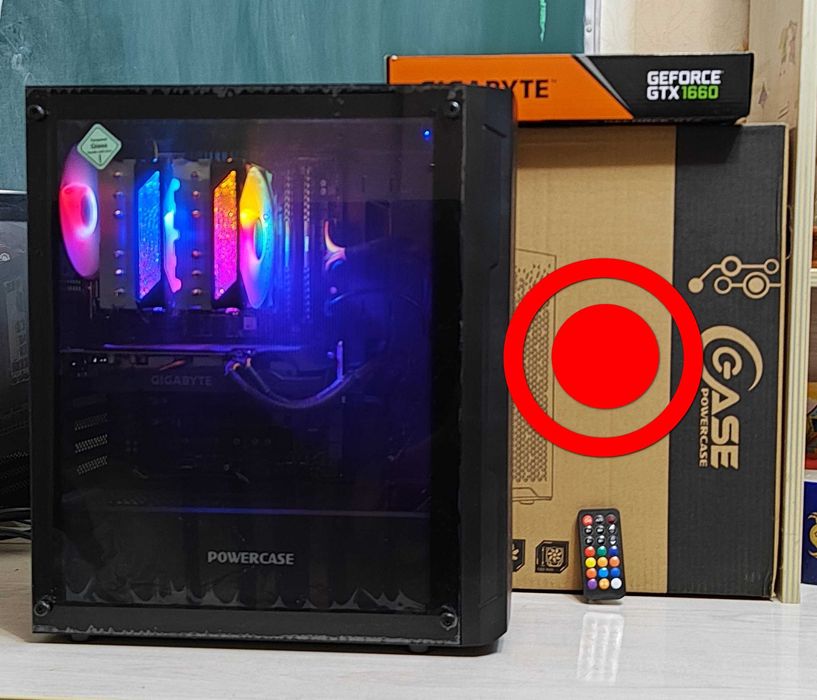 Срочно продам мощный игровой кейс Ryzen 7 GTX 1660 RAM32 SSD 240/1000