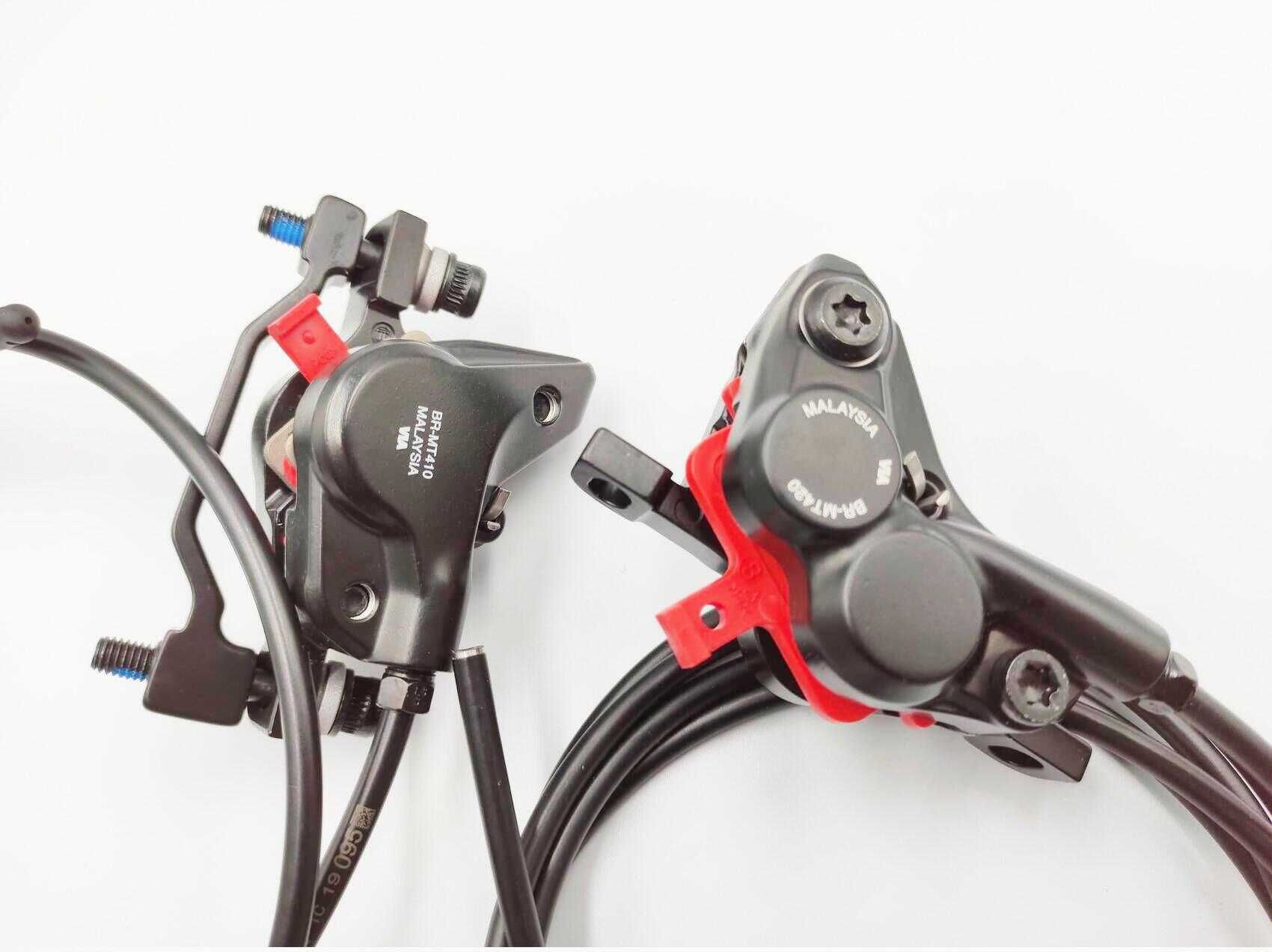Set frane disc Shimano Deore M4100 J-Kit pistoane 2 fata/4 spate, noi