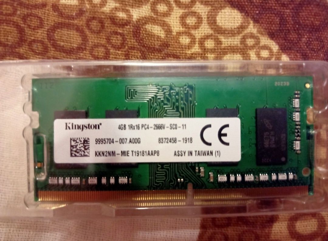 Рам памети за лаптоп Kingston 2×4gb