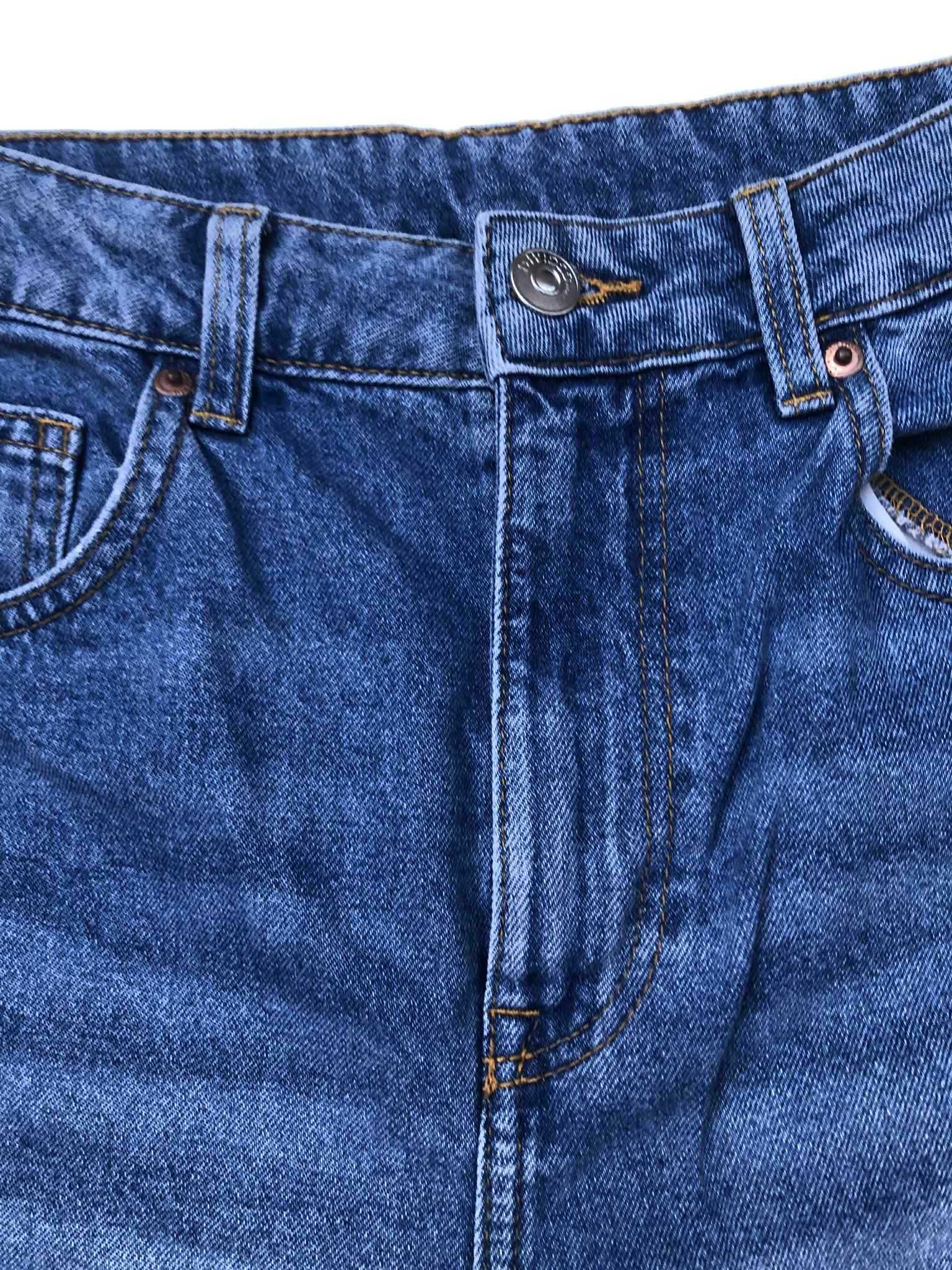 Pantaloni scurți din denim, albastru, mărimea S