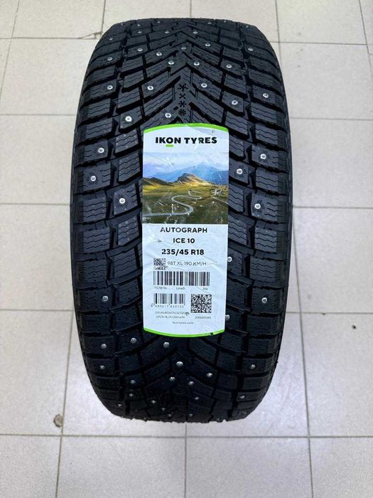 235 45 R18 Ikon Autograph Ice 10 шипованные новые 2025 Nokian Hakka 10