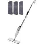 Mop Pro cu Spray, Cap Rotativ, 3 Lavete Microfibra, Rezervor 400ml