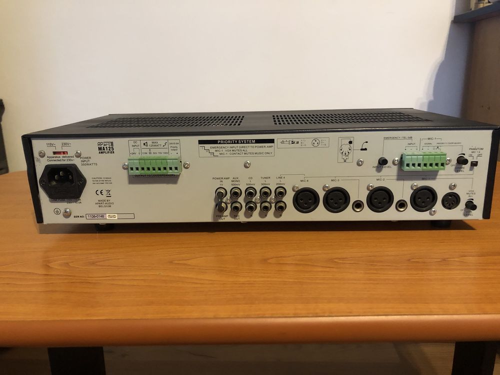 Amplificator Mixer Public Address APart MA 125