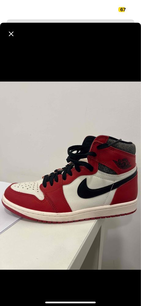 Jordan 1 Chicago Lost And Found VNDS !!
