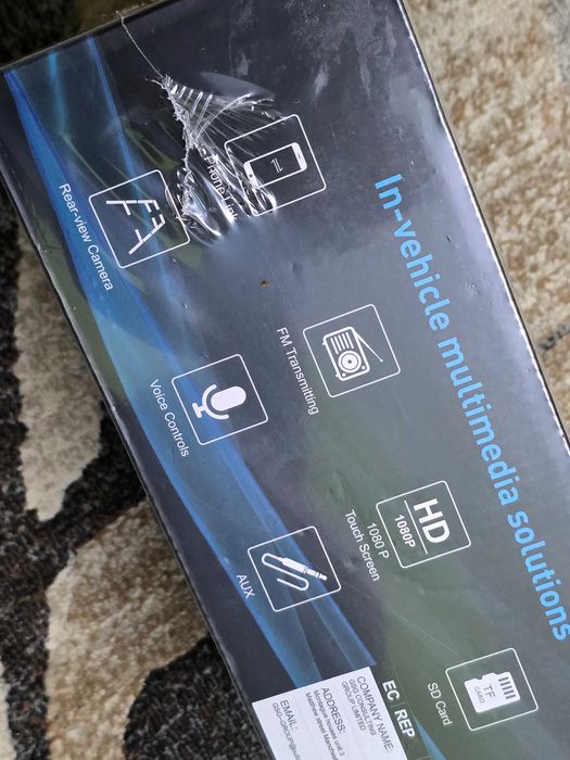 Carplay Android CARPURIDE 9"Wireless Portable, Google Sigilat!