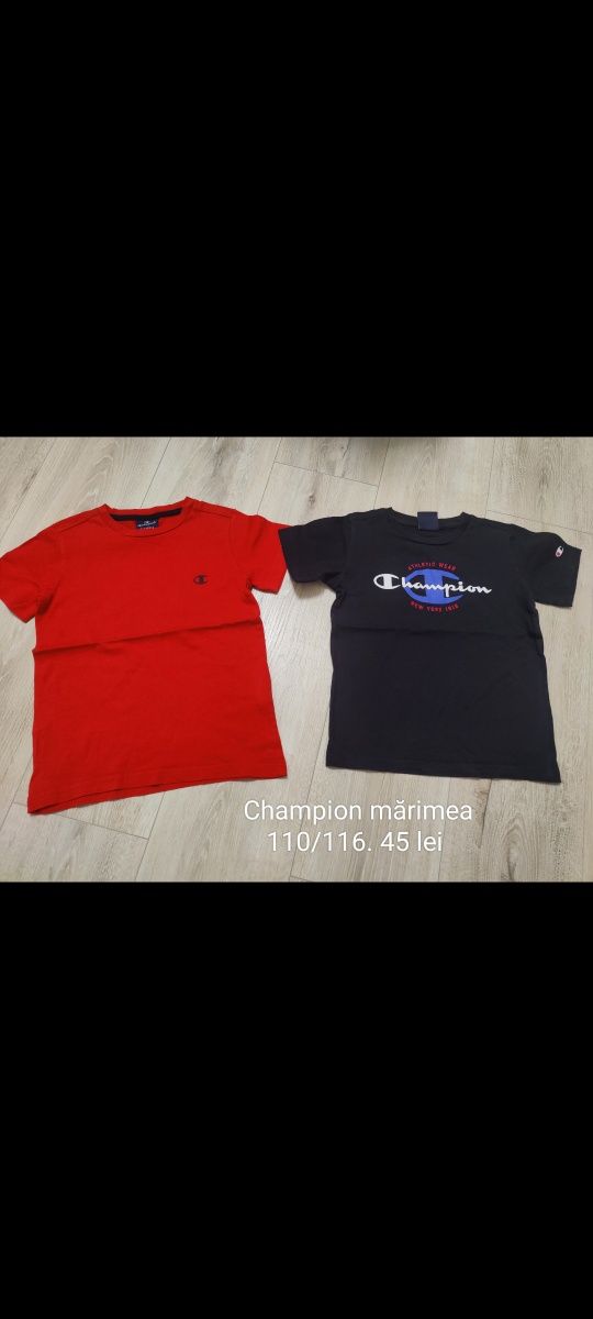 Set tricouri Champion mărimea 110/116