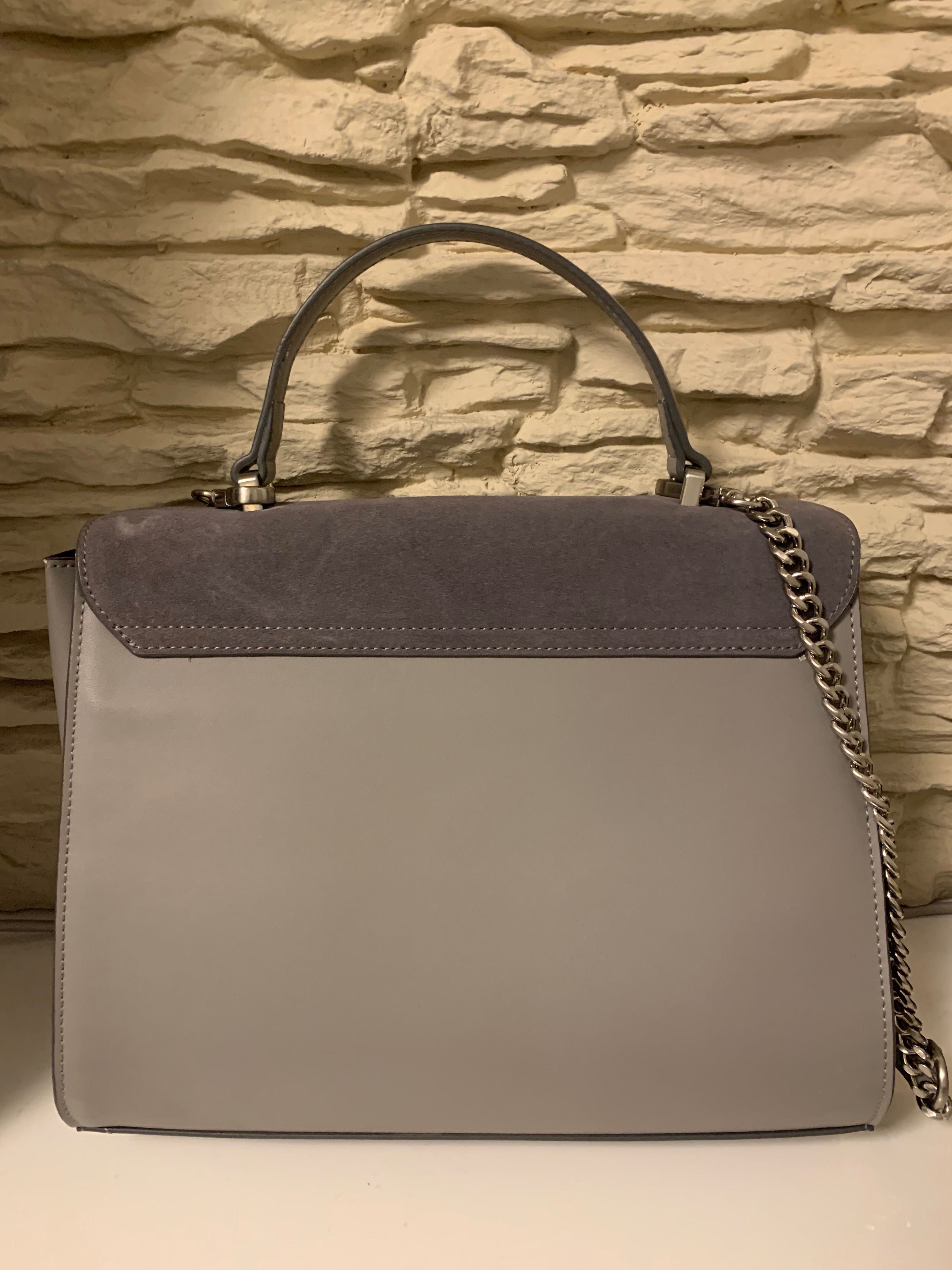 Чанта Zara- в сив цвят