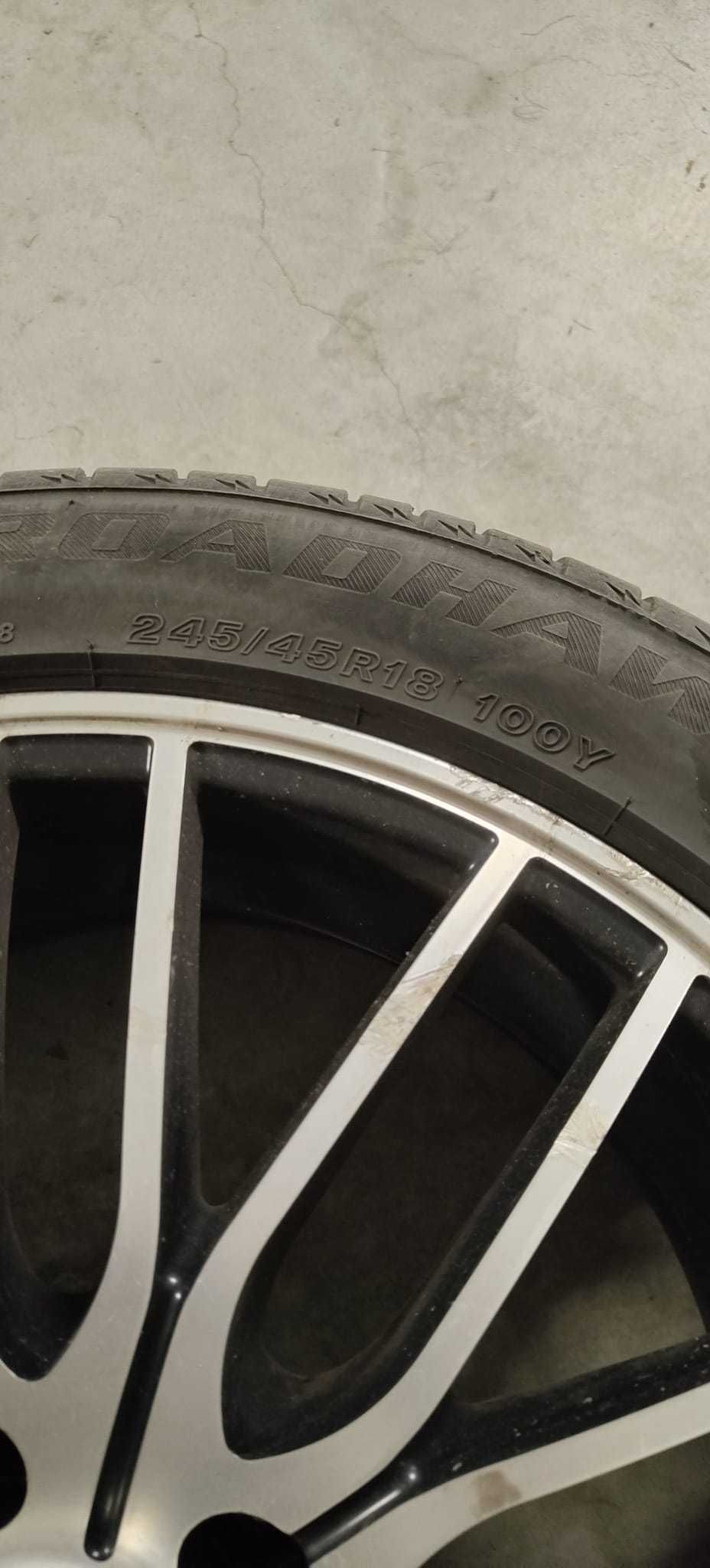 Jante BORBET R18 + cauciucuri vara Roadhawk Firestone