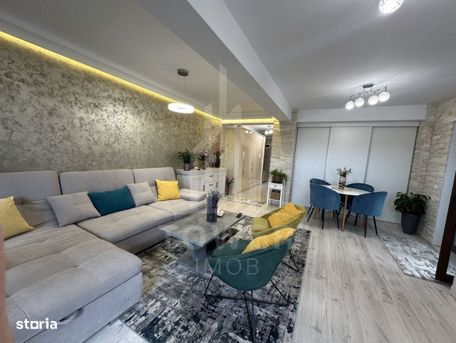 Penthouse de lux cu terasa si 2 balcoane de inchiriat Doamna Stanca