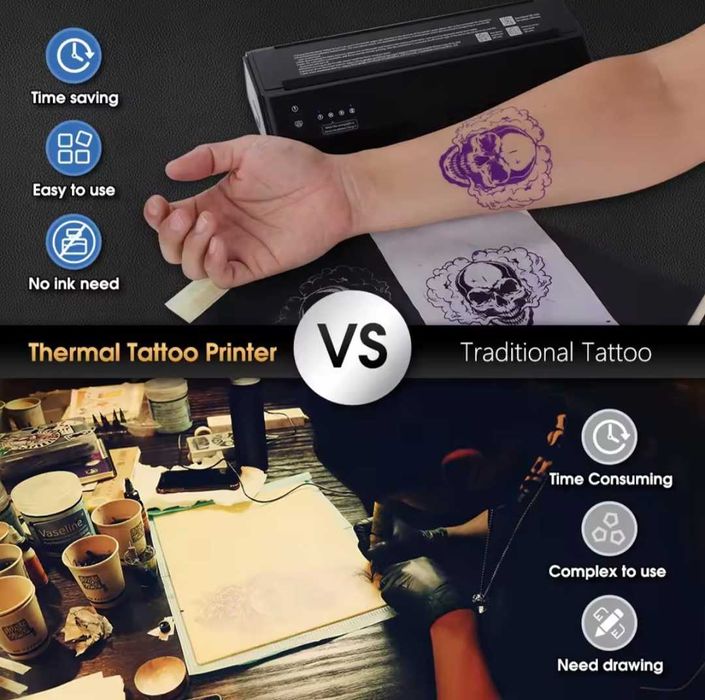 Тату принтер, термален принтер за шаблони/ tattoo printer