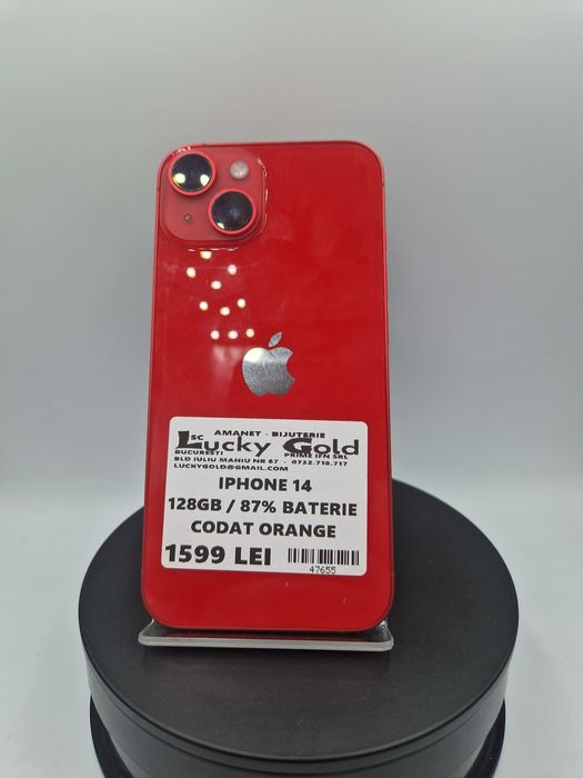 Iphone 14 128GB / 87% Baterie CODAT ORANGE #47655