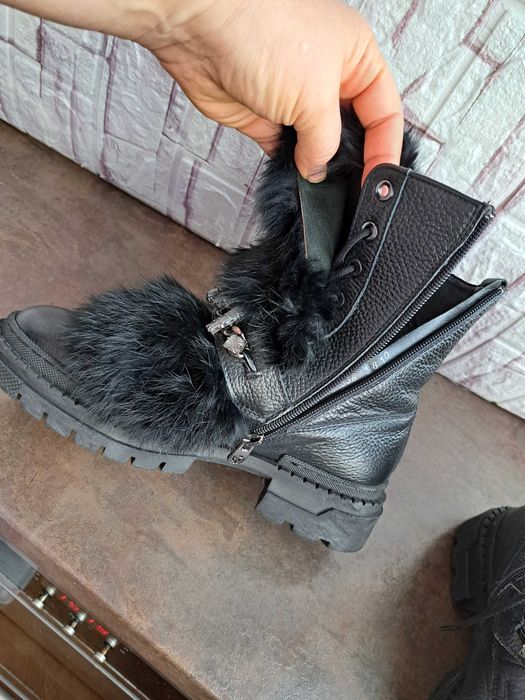 дамски зимни обувки,боти,кубинки,ном38,Eva Minge