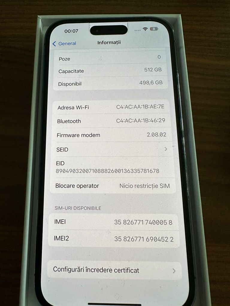 iPhone 14 pro 512 gb
