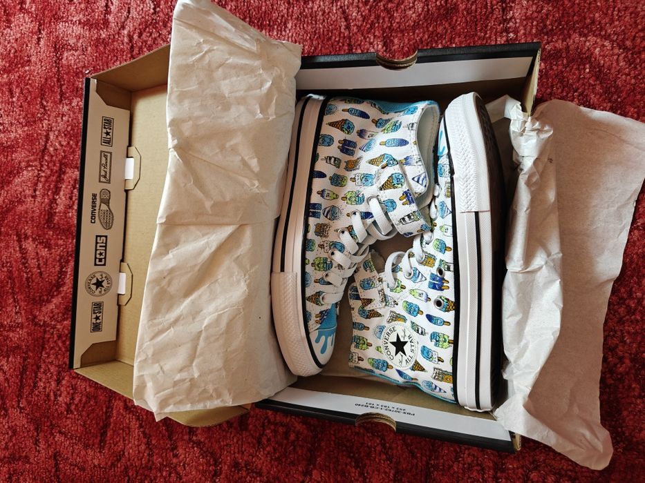 Tenesi adidasi noi Converse Chuck Taylor All Star no. 34 fete baieti