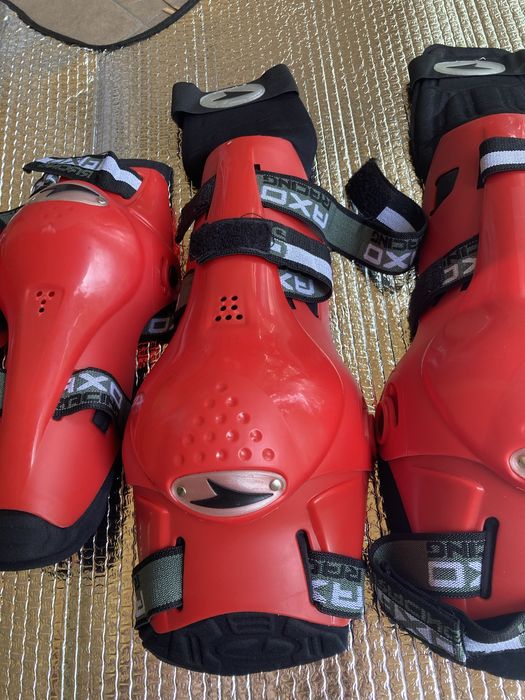 Наколенки за мотор - червени | мотокрос, мото