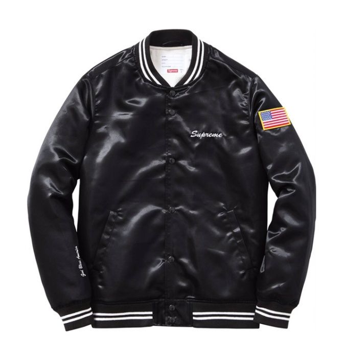 Supreme Flag Bomber Jacket ОРИГИНАЛНО мъжко яке - р.Л DEADSTOCK / RARE