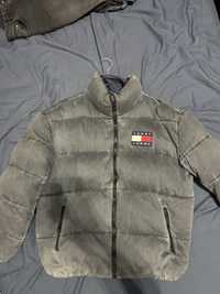Geaca Tommy Jeans Washed Puffer