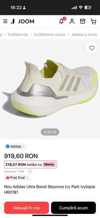 Adidas UltraBoost Beyonce Ivy Park Ivytopia HR0181
