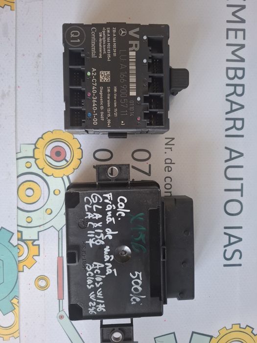 Modul calculator Frână de mana portiera mercedes GLA CLA A B Class