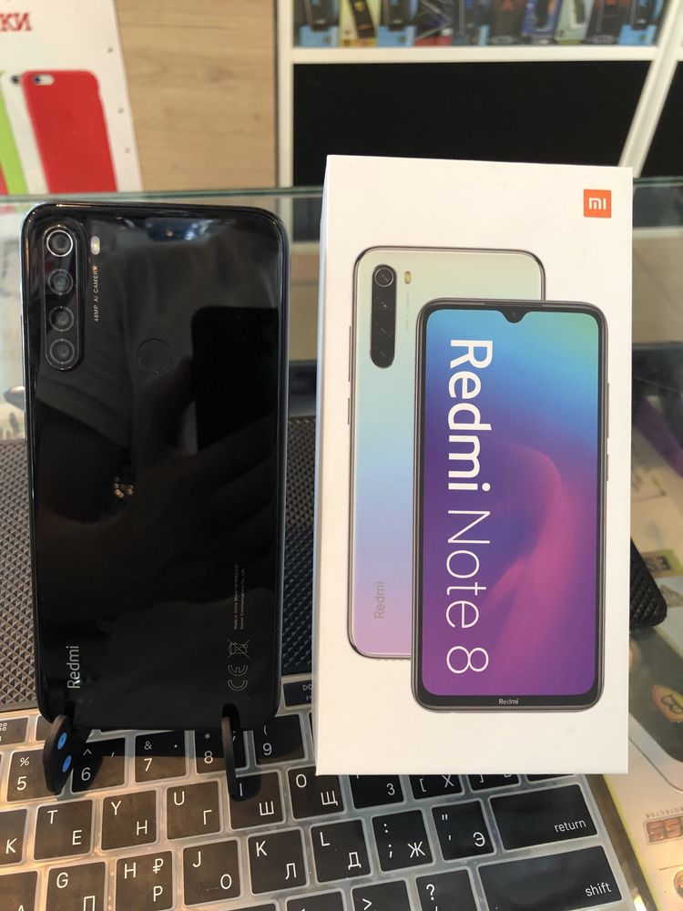 Redmi not 8 в идиальном состояний 128гб с документами