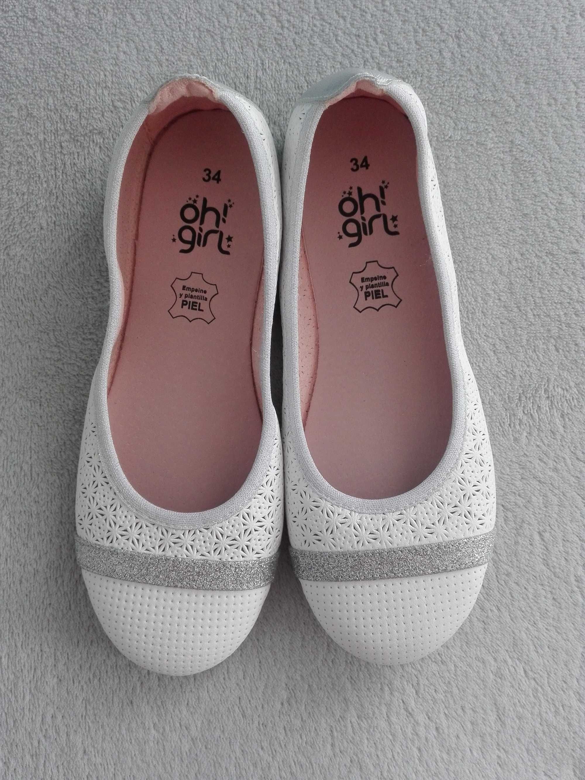 Нови официални детски обувки за момиче номер 34 - ест.кожа
