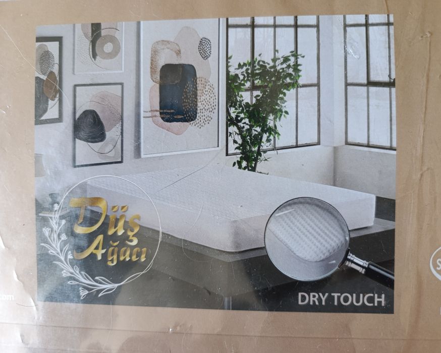 Наматрасник водонепроницаемый , турецкий . Размером 100см*200см*30