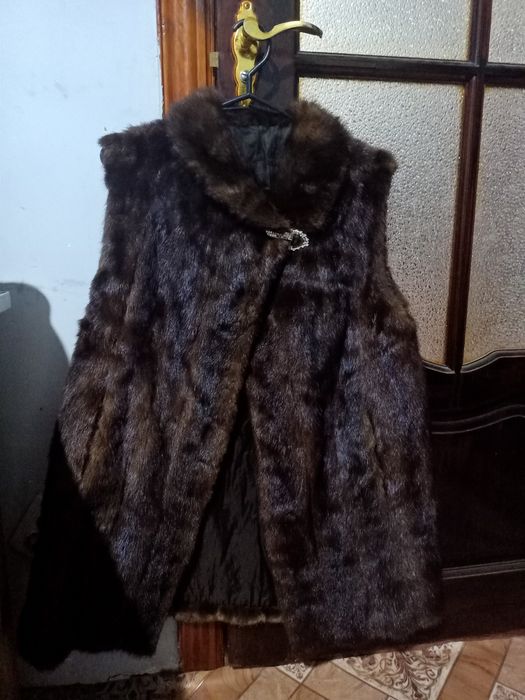 Норковая безрукавка