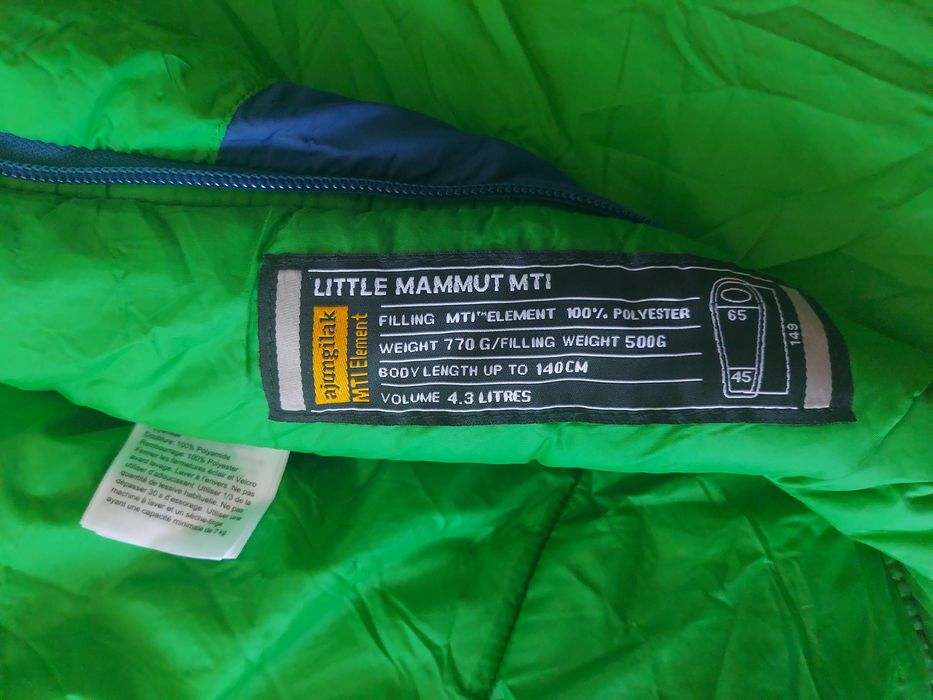 Sac de dormit Mammut Jr. 140 cm