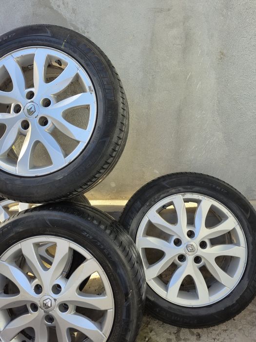 Jante aliaj originale renault + anvelope vara michelin incluse