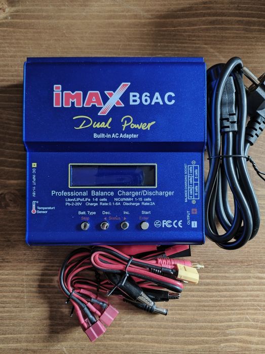 Încărcător profesional Imax B6 AC 80w.