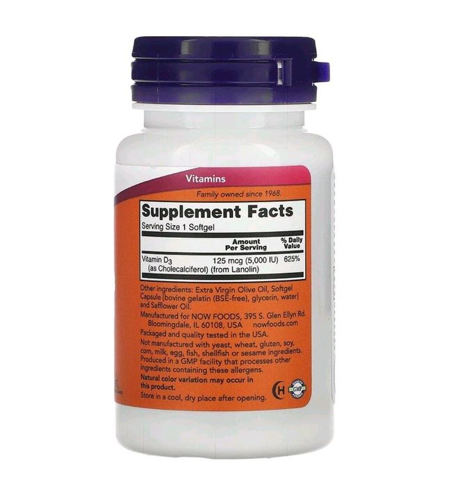 America orginal vitamin D-3