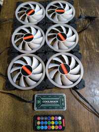 Вентилатори 120мм ARGB coolmoon