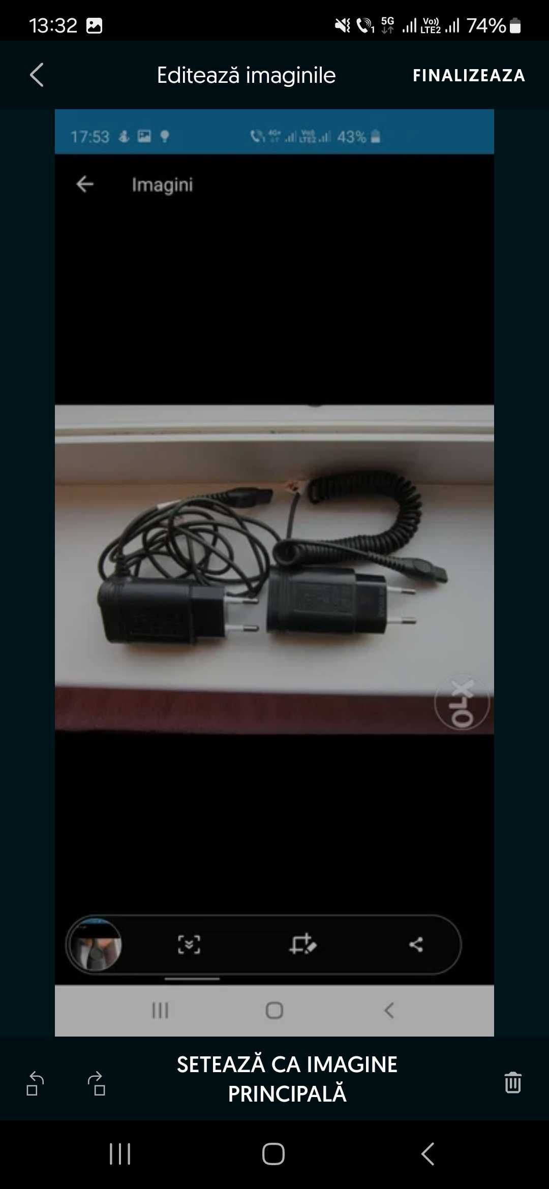 Incarcator philips barbierit tuns 15 V 5.4w sau 9w