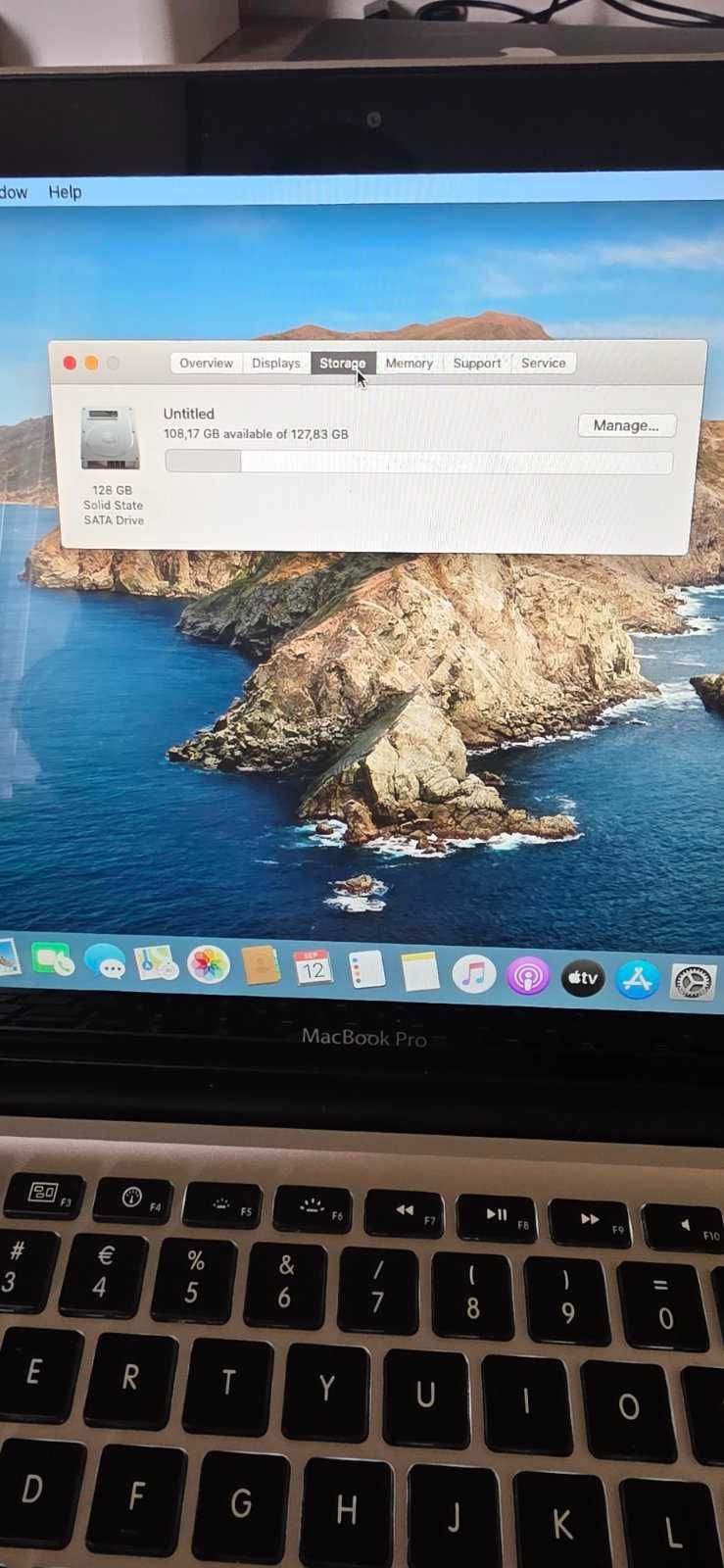 MacBook Pro 13.3'' 4GB RAM 128GB SSD Intel Core i5-като нов!Батерия-8ч