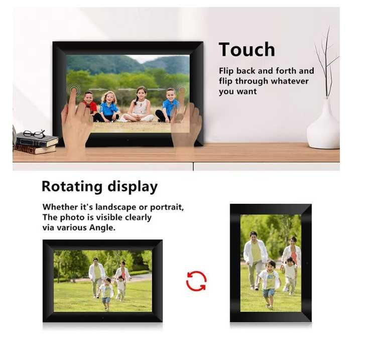 Rama foto FRAMEO touchscreen LCD 1280 x 800 IPS Wireless si aplicatie