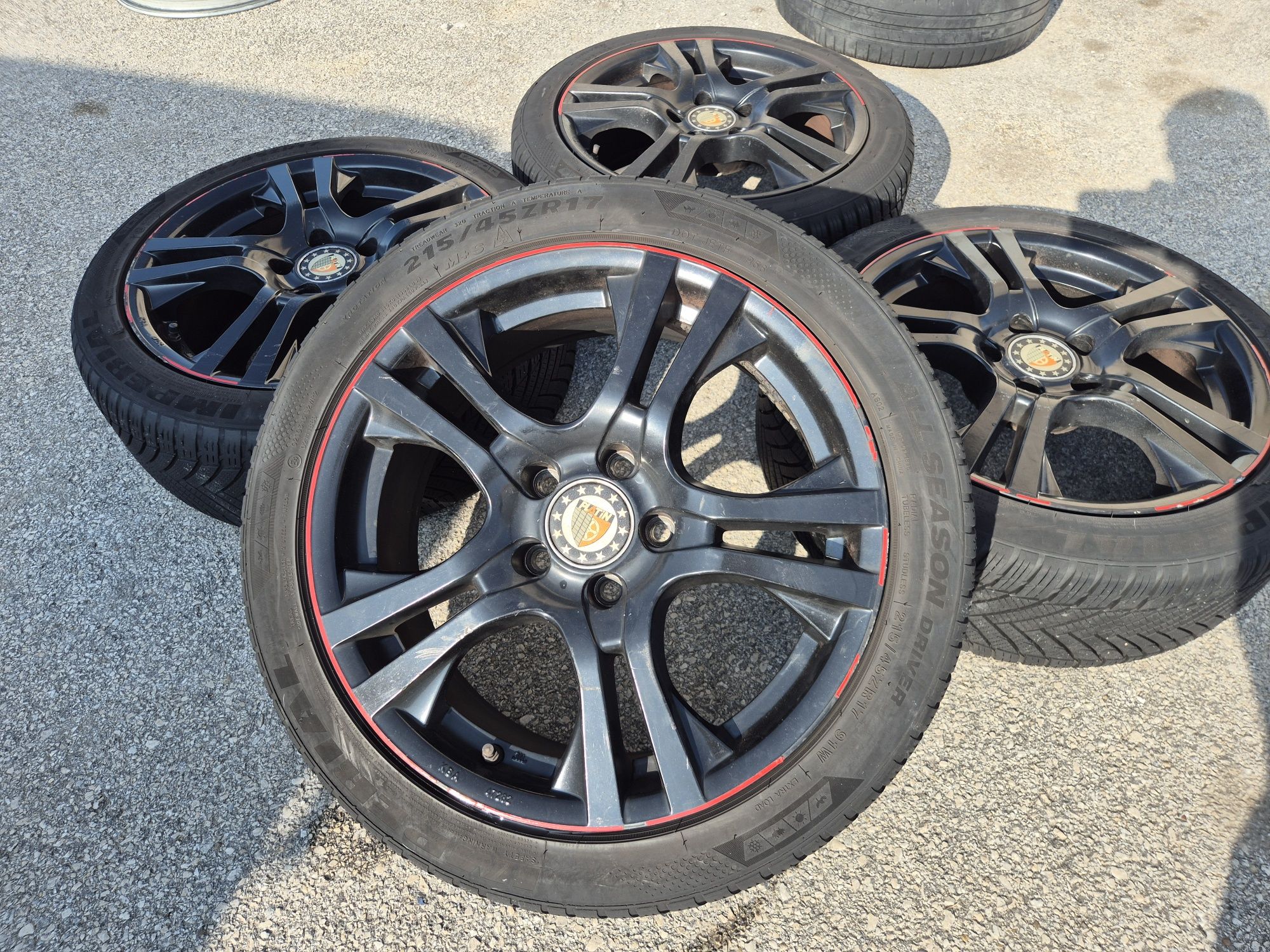 5х112/17 с гуми Шкода Мерцедес Ауди Фолксваген Сеат 5x112/17 VW Audi